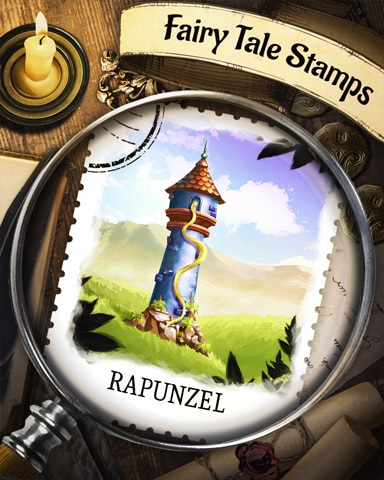 Rapunzel Fairy Tale Badge - Peggle Blast HD