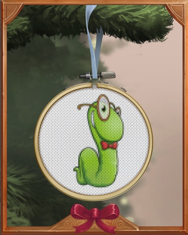 Cross-Stitch Lex Holiday Ornaments Badge - Tri-Peaks Solitaire HD