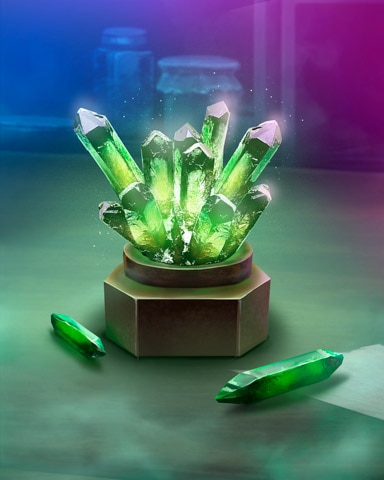 Word Whomp HD Glowing Crystals Mad Scientist Lab Badge