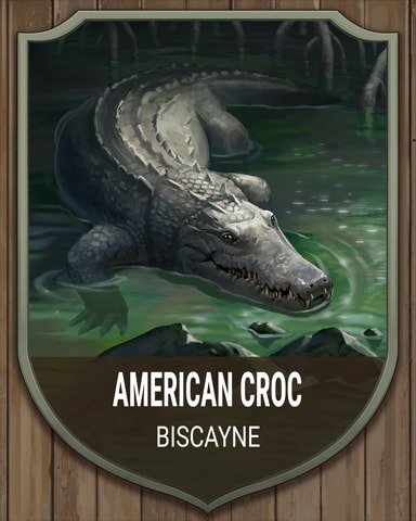 Mahjong Garden HD Biscayne American Croc National Parks Badge
