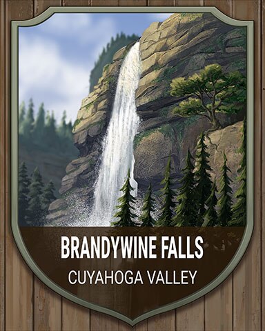 Canasta HD Cuyahoga Valley Brandywine Falls National Parks Badge