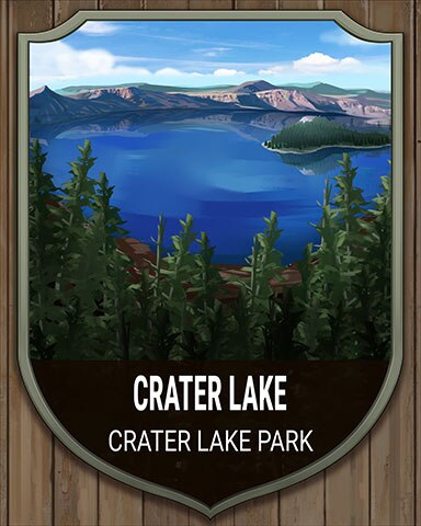 Tri-Peaks Solitaire HD Crater Lake National Parks Badge