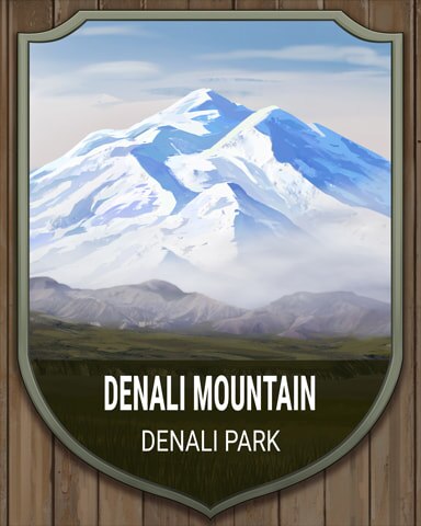 Quinn's Aquarium Denali Mountain National Parks Badge