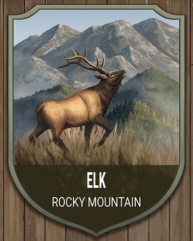 Mahjong Garden HD Rocky Mountain Elk National Parks Badge