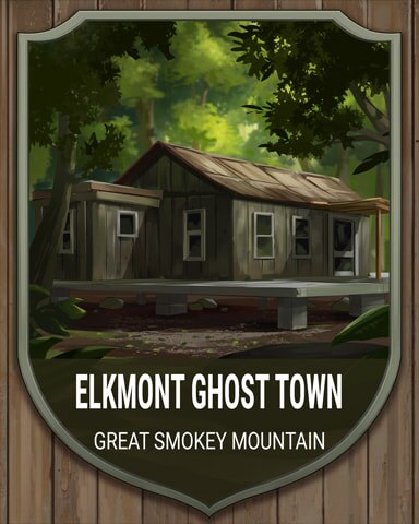 Spades HD Smoky Mountain Elkmont Ghost Town National Parks Badge
