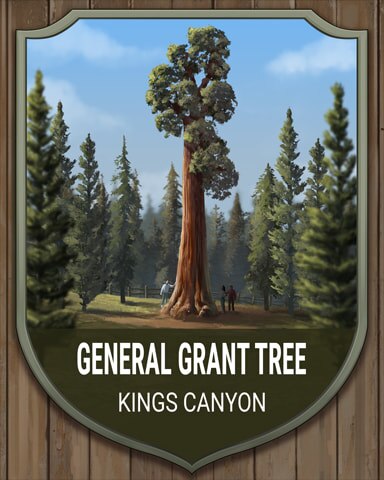 Mahjong Safari HD Kings Canyon General Grant Tree National Parks Badge