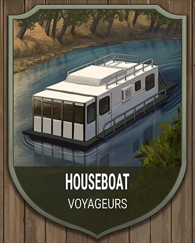 Mahjong Garden HD Voyageurs Houseboat National Parks Badge