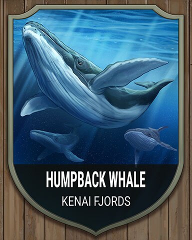 Mahjong Garden HD Kenai Fjords Humpback Whale National Parks Badge
