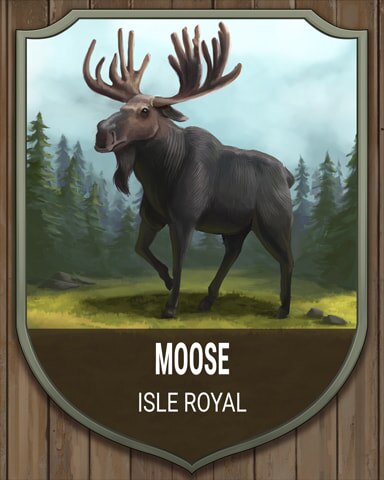 Word Whomp HD Isle Royale Moose National Parks Badge