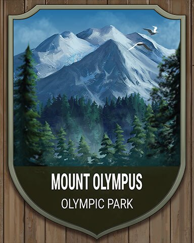 Canasta HD Olympic Park Mount Olympus National Parks Badge