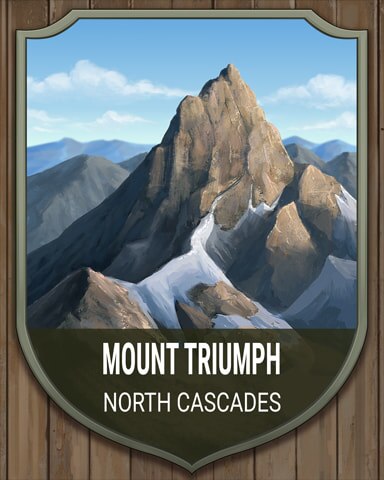 Mahjong Safari HD North Cascades Mount Triumph National Parks Badge