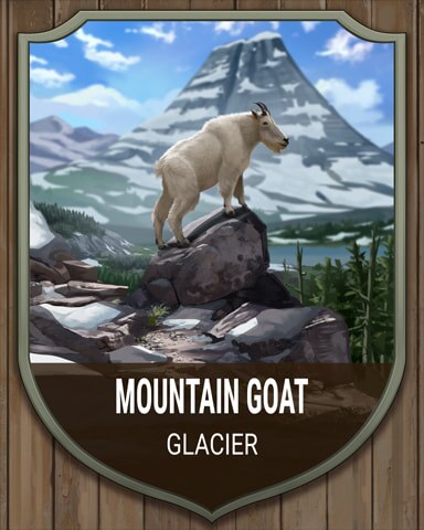 Rainy Day Spider Solitaire HD Glacier Mountain Goat National Parks Badge