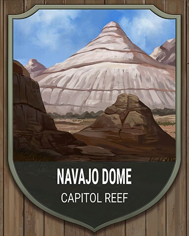 Jungle Gin HD Capitol Reef Navajo Dome National Parks Badge