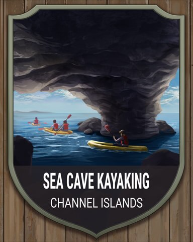 Tri-Peaks Solitaire HD Channel Islands Sea Cave Kayaking National Parks Badge