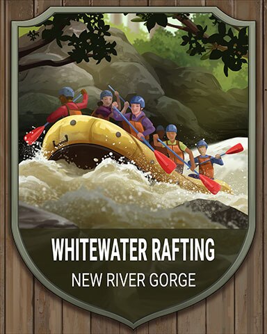 Jungle Gin HD New River Gorge Rafting National Parks Badge