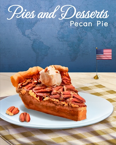Pecan Pie Pies and Desserts Badge - Tri-Peaks Solitaire HD