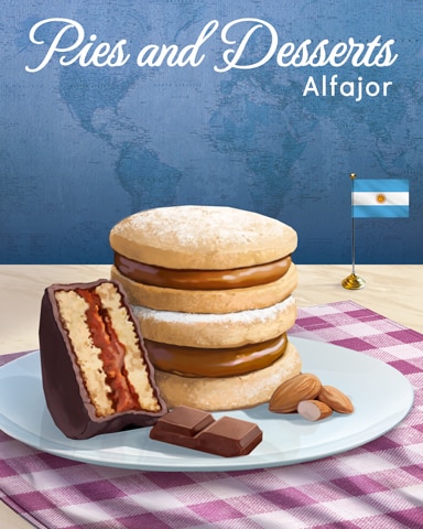 Alfajor Pies and Desserts Badge - Canasta HD
