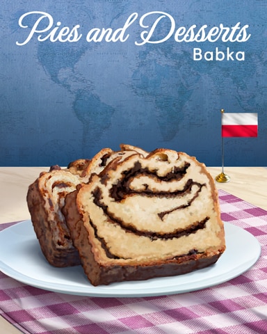Babka Pies and Desserts Badge - Spades HD