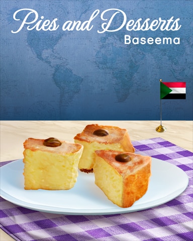 Baseema Pies and Desserts Badge - Word Whomp HD