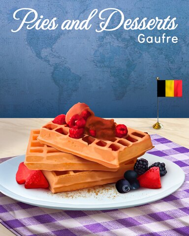 Gaufre Pies and Desserts Badge - Spades HD