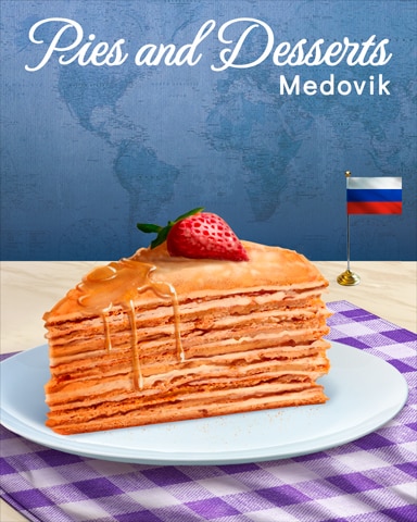 Medovik Pies and Desserts Badge - MONOPOLY Sudoku