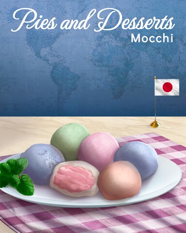 Mocchi Pies and Desserts Badge - Mahjong Sanctuary