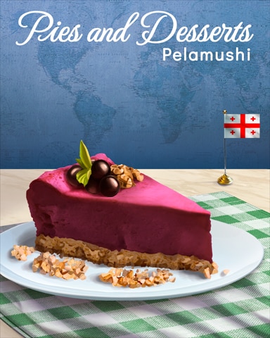 Pelamushi Pies and Desserts Badge - Tri-Peaks Solitaire HD