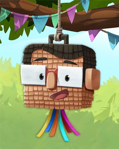 Quinn's Aquarium Boggle Boy Pogo Pinatas Badge