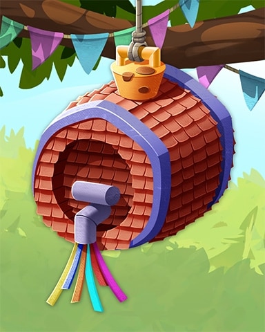 Mahjong Garden HD Keg Pogo Pinatas Badge