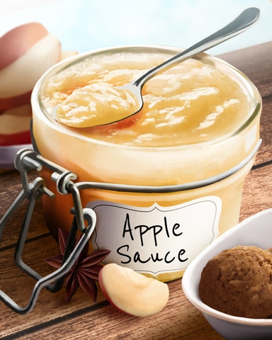 Claire Hart: Secret in the Shadows Apple Sauce Jams and Preserves Badge
