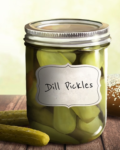 Word Search Daily HD Dill Pickles Jams and Preserves Badge