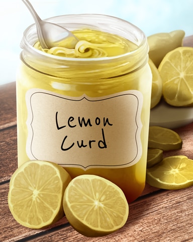MONOPOLY Sudoku Lemon Curd Jams and Preserves Badge