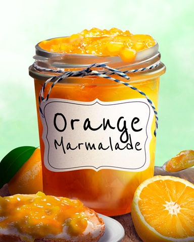 Mahjong Safari HD Orange Marmalade Jams and Preserves Badge