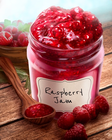 Jungle Gin HD Raspberry Jams and Preserves Badge