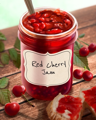 Dice City Roller HD Red Cherry Jams and Preserves Badge