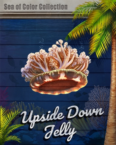 Upside Down Jellyfish Sea of Color Badge - Sweet Tooth Town