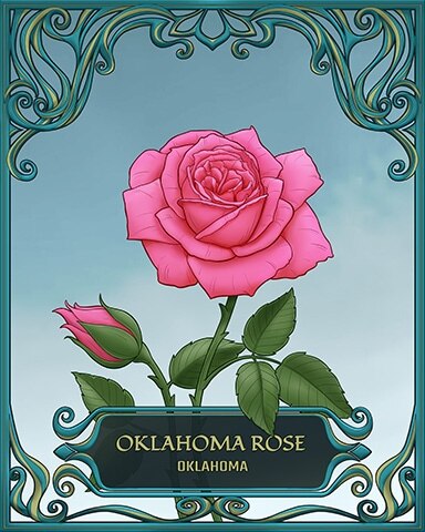 Thousand Island Solitaire HD Oklahoma State Flowers Badge