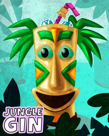 Ceramic Jungle Gin Mascot Badge - Jungle Gin HD