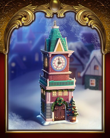 Word Whomp HD Clock Tower Victorian Village Badge