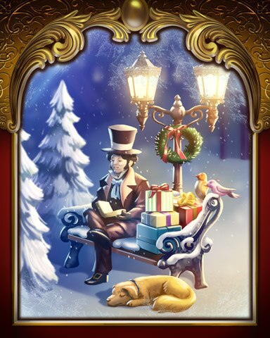 Spades HD Gifts on Bench Victorian Village Badge