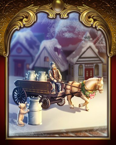 Word Whomp HD Milk Cart Victorian Village Badge