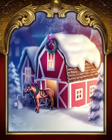 Word Whomp HD Barn Victorian Village Badge