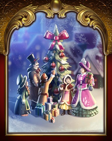 Word Whomp HD Decorating Tree Victorian Village Badge