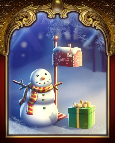 Spades HD Frosty's Mailbox Victorian Village Badge