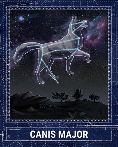 Canasta HD Canis Major Constellations Badge