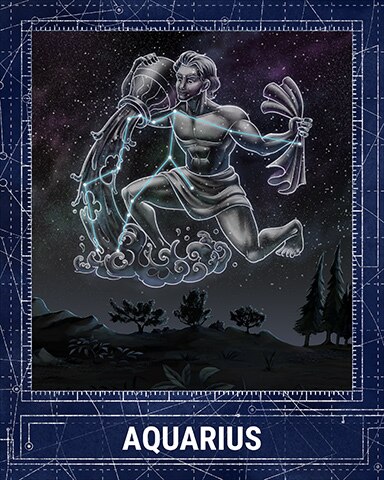 Word Whomp HD Aquarius Constellations Badge