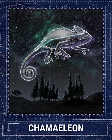 Word Whomp HD Chamaleon Constellations Badge