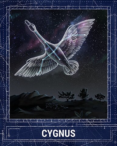 Quinn's Aquarium Cygnus Constellations Badge