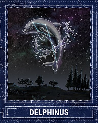 Tri-Peaks Solitaire HD Delphinus Constellations Badge