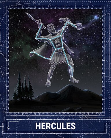 First Class Solitaire HD Hercules Constellations Badge